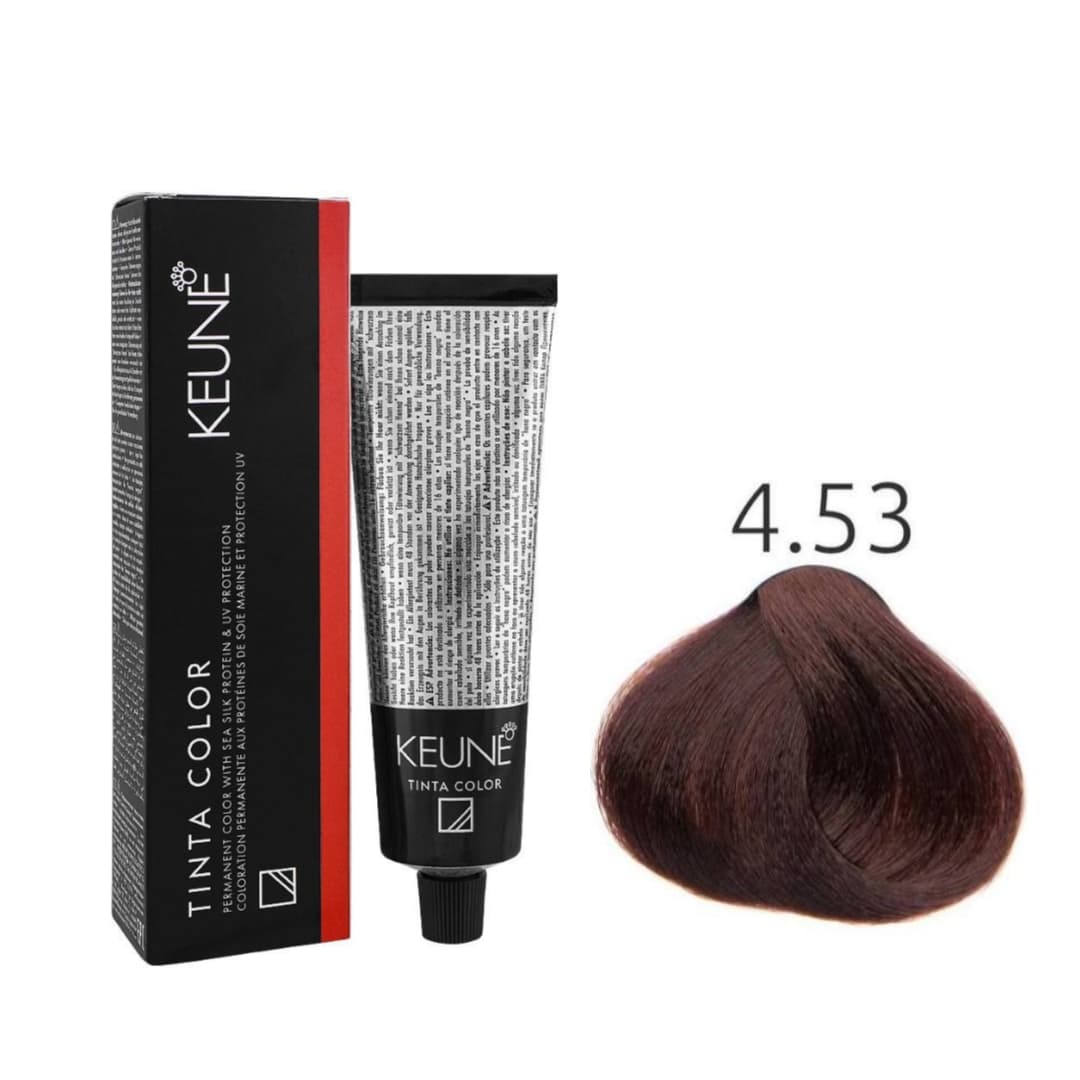 Keune Tinta Color Medium Mahogany Golden Brown 4.53- 60ml