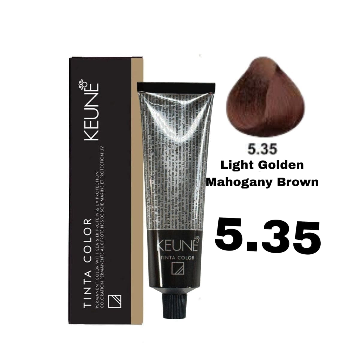 Keune Tinta color 5.35 Light golden mahogany brown 60ml