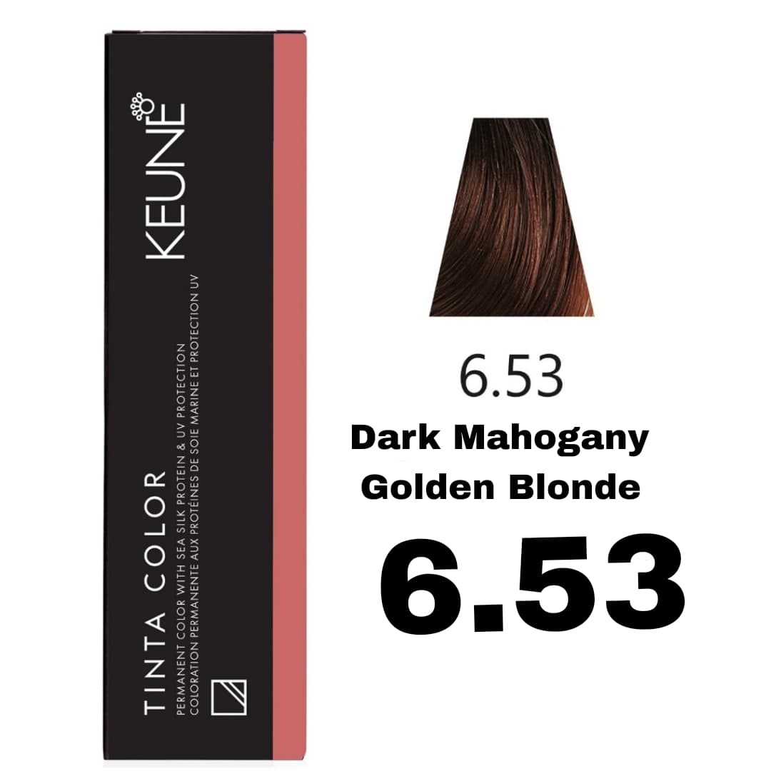 Keune Tinta Color 6.53 Dark Mahogany Golden Blonde 60ml