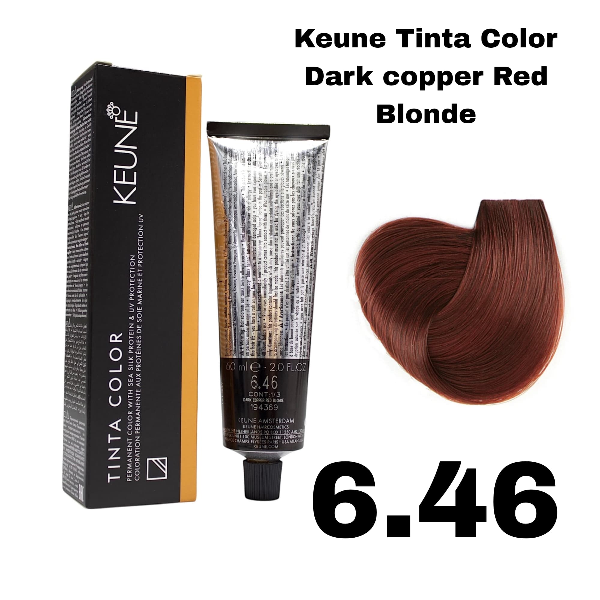 Keune Tinta color 6.46, dark copper red blonde 60ml