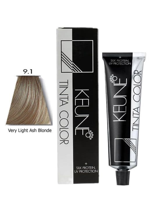 Keune Tinta Color 9.1 Very Light Ash Blonde